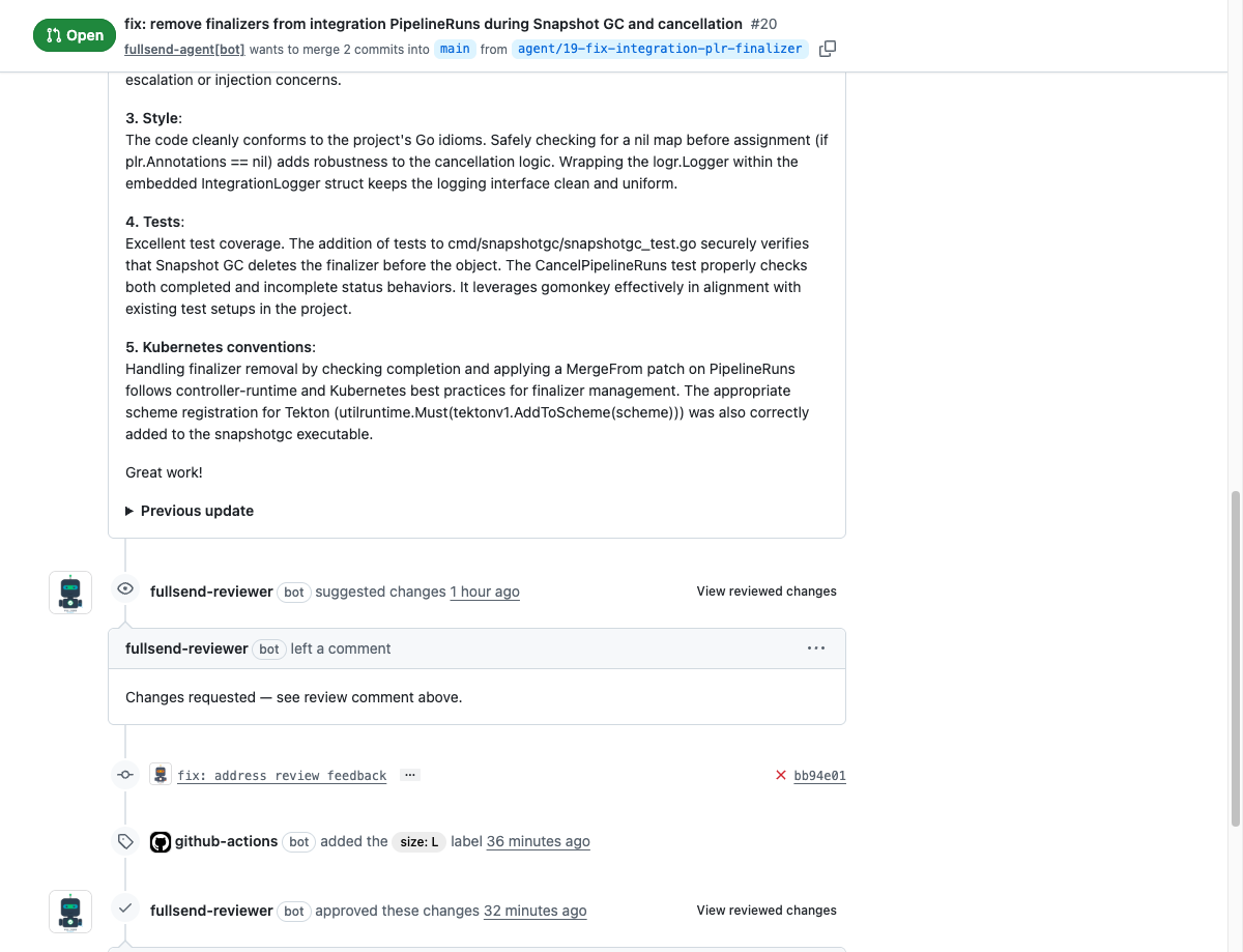Fix commit and approval in PR #20 timeline